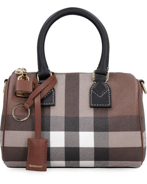 Burberry Borsa Bauletto Pelle Marron 